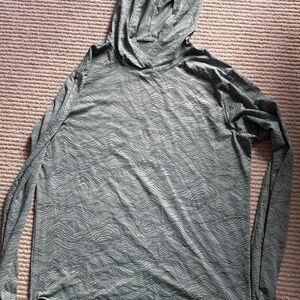 PATAGONIA CAPILENE COOL DAILY HOODY green topo